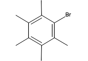 Bromopentamethylbenzene structure, CAS 5153-40-2