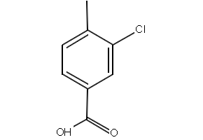 3-Chloro-4-methylbenzoic acid structure, CAS 5162-82-3