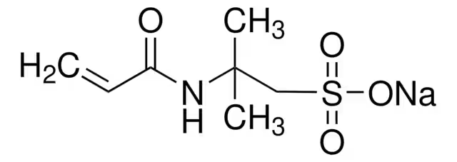 2-Acrylamido-2-methyl-1-propanesulfonic acid sodium salt structure, CAS 5165-97-9
