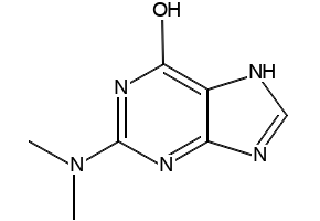 2-Methyl-7H-purin-6-ol structure, CAS 5167-18-0