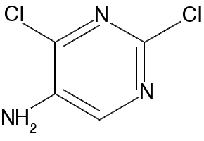 2,4-Dichloro-5-aminopyrimidine structure, CAS 5177-27-5