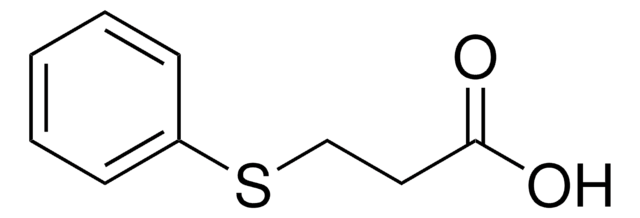 3-(Phenylsulfanyl)propanoic acid structure, CAS 5219-65-8
