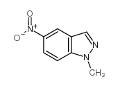 5-Nitro-1-methyl-1H-indazole structure, CAS 5228-49-9