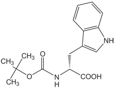 N-[(tert-Butoxy)carbonyl]-D-tryptophan structure, CAS 5241-64-5