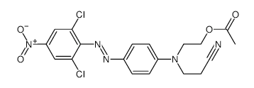 Disperse Orange 30 structure, CAS 5261-31-4
