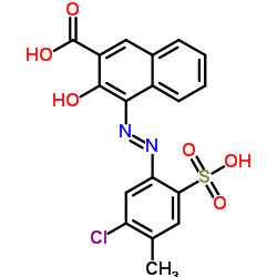 Pigment Red 48:4 structure, CAS 5280-66-0