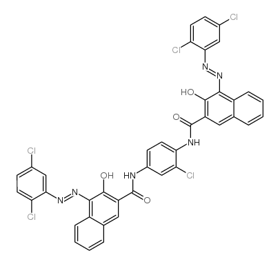 Pigment Red 144 structure, CAS 5280-78-4