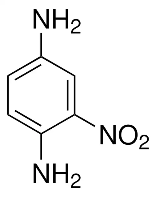1,4-Diamino-2-nitrobenzene structure, CAS 5307-14-2