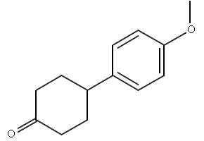 4-(4-Methoxyphenyl)cyclohexanone structure, CAS 5309-16-0