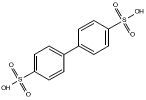 4,4'-Biphenyldisulphonic acid structure, CAS 5314-37-4