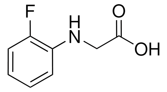 (2-Fluorophenylamino)acetic acid structure, CAS 5319-42-6