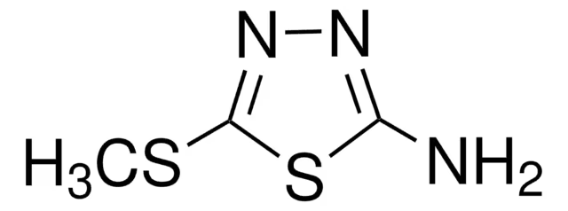 2-Amino-5-methylthio-1,3,4-thidiazole structure, CAS 5319-77-7