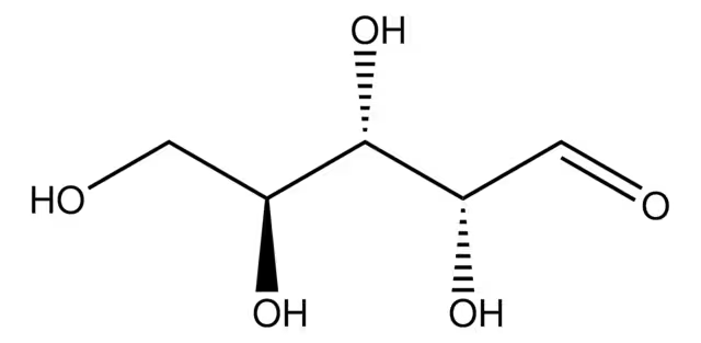 L-Arabinose structure, CAS 5328-37-0