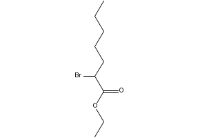 Ethyl 2-bromoheptanoate structure, CAS 5333-88-0
