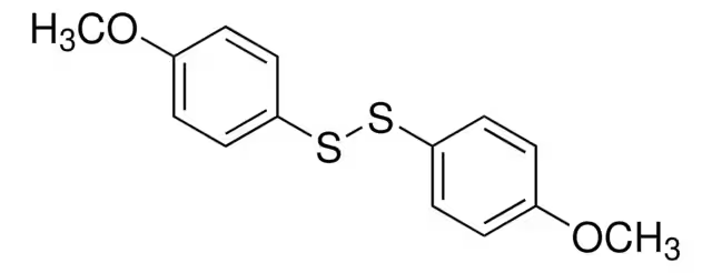 Bis(4-methoxyphenyl) disulfide structure, CAS 5335-87-5
