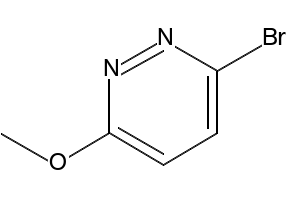 3-Bromo-6-methoxypyridazine structure, CAS 17321-29-8
