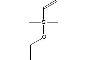 Ethoxydimethylvinylsilane structure, CAS 5356-83-2