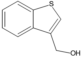 3-Hydroxymetnylbenzo[b]thiophene structure, CAS 5381-24-8