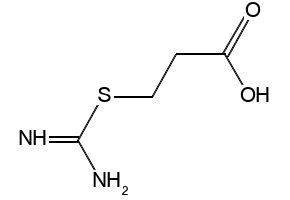3-Isothioureidopropionic acid structure, CAS 5398-29-8