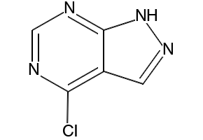 4-Chloro-1H-pyrazolo[3,4-d]pyrimidine structure, CAS 5399-92-8