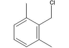 2,6-Dimethylbenzyl chloride structure, CAS 5402-60-8