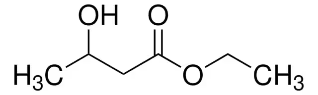 Ethyl 3-hydroxybutyrate structure, CAS 5405-41-4