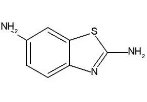 2,6-Benzothiazolediamine structure, CAS 5407-51-2
