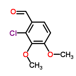2-Chloroveratraldehyde structure, CAS 5417-17-4