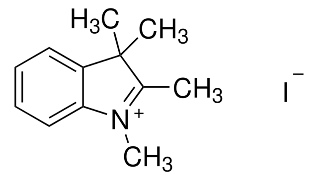 1,2,3,3-Tetramethyl-3H-indolium iodide structure, CAS 5418-63-3