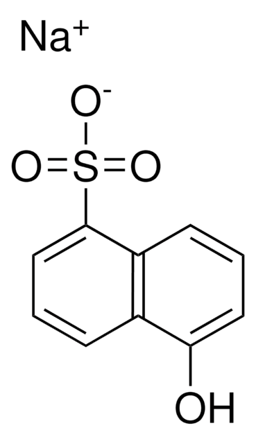 Sodium 5-hydroxynaphthalene-1-sulphonate structure, CAS 5419-77-2
