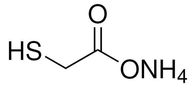 Ammonium thioglycolate structure, CAS 5421-46-5