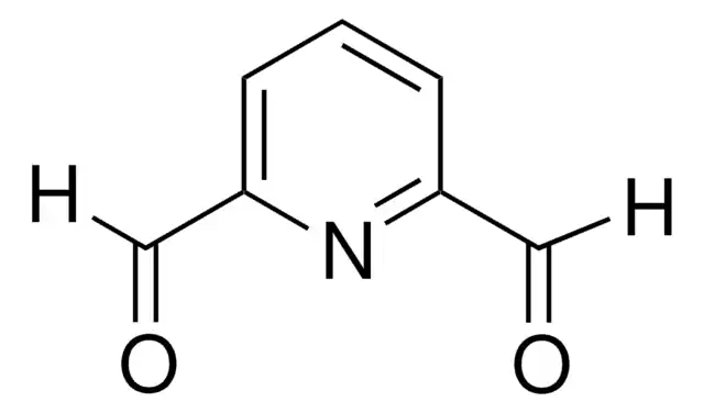 2,6-Pyridinedicarboxaldehyde structure, CAS 5431-44-7