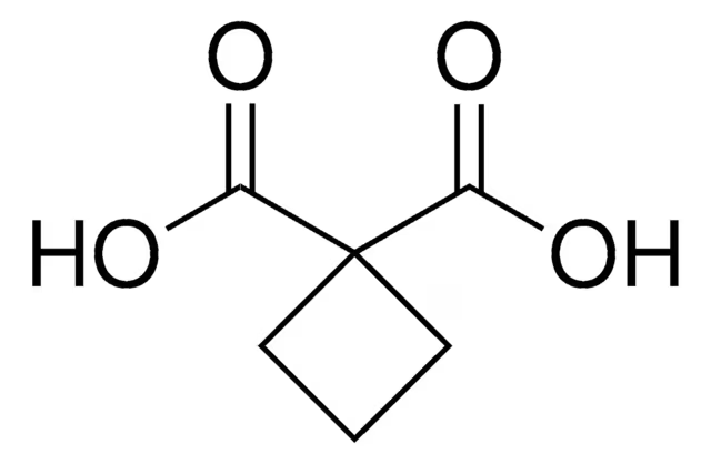 1,1-Cyclobutanedicarboxylic acid structure, CAS 5445-51-2