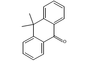 10,10-Dimethylanthrone structure, CAS 5447-86-9