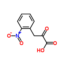 2-Nitrophenylpyruvic acid structure, CAS 5461-32-5