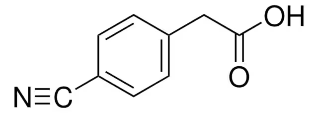 4-Cyanophenylacetic acid structure, CAS 5462-71-5