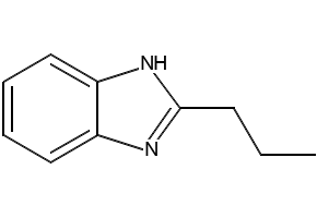 2-Propylbenzimidazole structure, CAS 5465-29-2