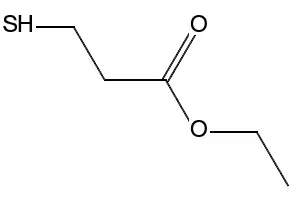 Ethyl 3-mercaptopropionate structure, CAS 5466-06-8