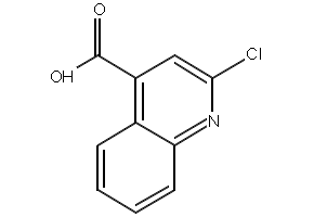 2-Chloroquinoline-4-carboxylic acid structure, CAS 5467-57-2