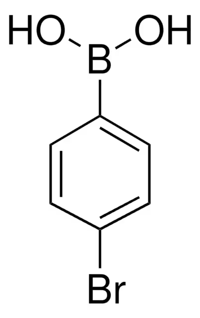 4-Bromophenylboronic acid structure, CAS 5467-74-3