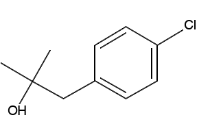 1-(4-Chlorophenyl)-2-methyl-2-propanol structure, CAS 5468-97-3