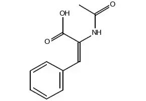 2-(Acetylamino)-3-phenyl-2-propenoic acid structure, CAS 5469-45-4