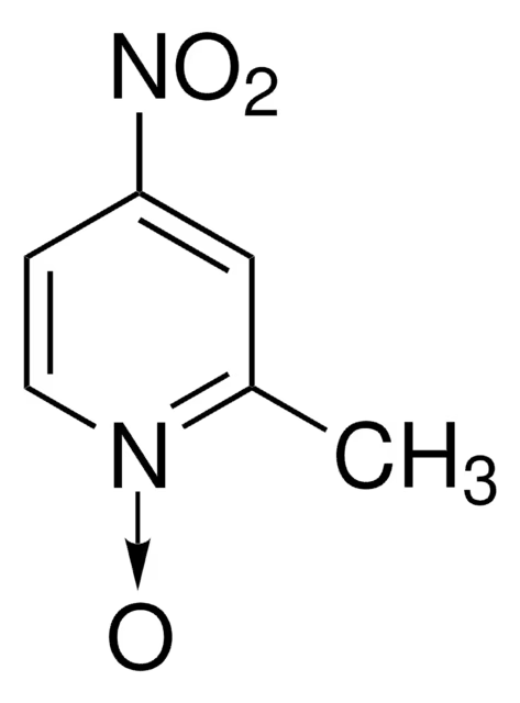 4-Nitro-2-picoline N-oxide structure, CAS 5470-66-6