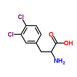 3,4-Dichlorophenylalanine structure, CAS 5472-67-3