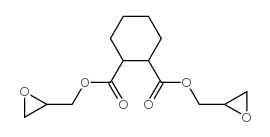 Diglycidyl 1,2-cyclohexanedicarboxylate structure, CAS 5493-45-8