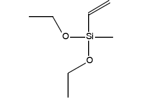 Diethoxy(methyl)vinylsilane structure, CAS 5507-44-8