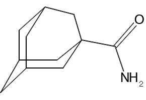 Adamantane-1-carboxamide structure, CAS 5511-18-2