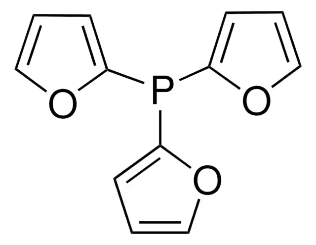Tri(2-furyl)phosphine structure, CAS 5518-52-5