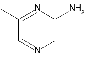 2-Amino-6-methylpyrazine structure, CAS 5521-56-2