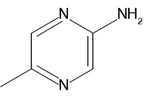 5-Methylpyrazin-2-amine structure, CAS 5521-58-4